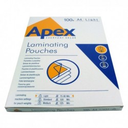 Fellowes Apex A4 Laminating Pouch Pk100