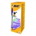 Bic Cristal Fun Ball Pen Purple Pk20