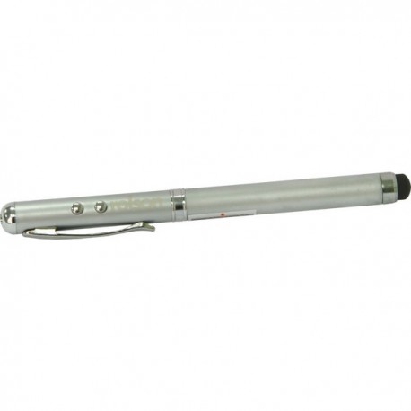 Rolson 4 in 1 Laser Pointer Pen Silver
