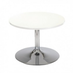 FF Arista Wht 800mm Bistro Tbl Trump Bse