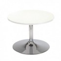 FF Arista Wht 800mm Bistro Tbl Trump Bse
