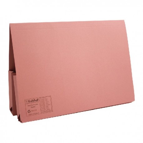 Guildhall Double Pkt Wallet Pink Pk25