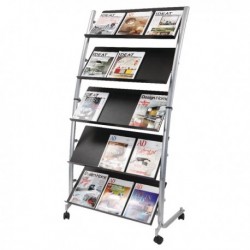 Alba 5 Shlf Literature Display Stnd 3xA4