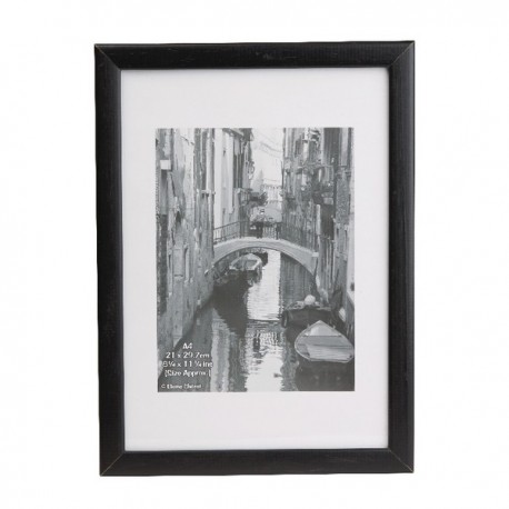 PAC Black Wood Certif Frame Non Glass