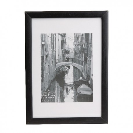 PAC Black Wood Certificate Frame Glass