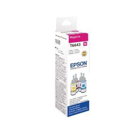 Epson T6643 Magenta Ink Bottle 70ml