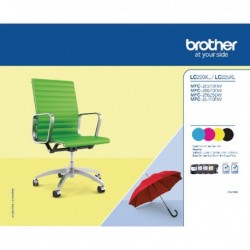 Brother LC225XL/LC229XL Inks CMYB Pack