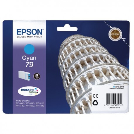 Epson 79 Cyan Inkjet Cartridge T7912