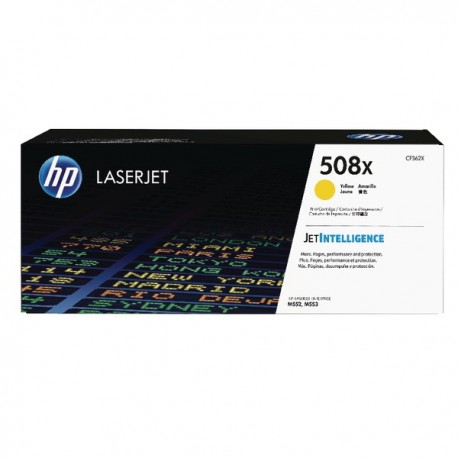 HP 508X Yellow H/Y LaserJet Toner CF362X