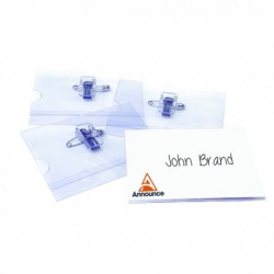 Announce Combi Clip Name Badge 54X90 P50