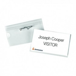 Announce Pin Name Badge 54X90 Pk50