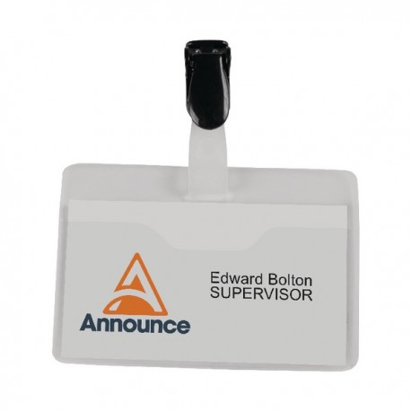 Announce Visitor Name Badge 60X90 Pk25