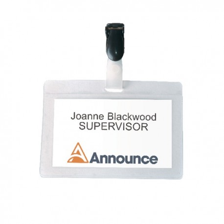 Announce Self Laminating Badge 54X90 P25