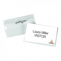 Announce Pin Name Badge 40x75 Pk100