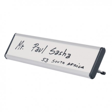 Bi-Office Drywipe 60x220 Desk Nameplate
