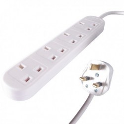 Connekt Gear UK 4-Gang Extension Lead 5m