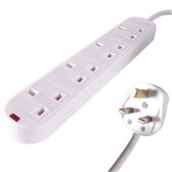 Connekt Gear UK 4-Gang Extension Lead 5m