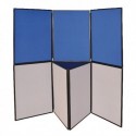 Q-Connect 6 Panel Blu Grey Display Board