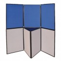 Q-Connect 3 Panel Blu Grey Display Board