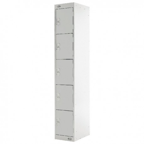 FF DD 5Door Locker 300X300X1800 Lgry Dr