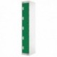 FF DD 5Door Locker 300X300X1800 Grn Door