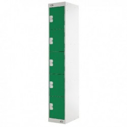 FF DD 5Door Locker 300X300X1800 Grn Door