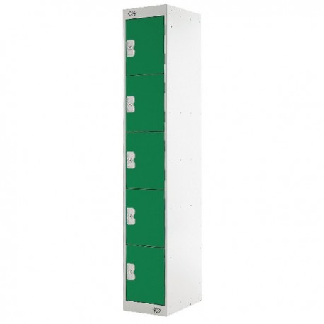 FF DD 5Door Locker 300X300X1800 Grn Door