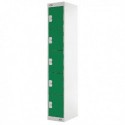 FF DD 5Door Locker 300X300X1800 Grn Door
