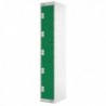 FF DD 5Door Locker 300X300X1800 Grn Door