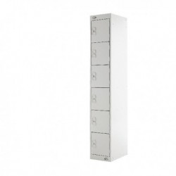 FF DD 6Door Locker 300X300X1800 L Gry Dr