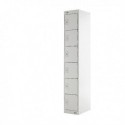 FF DD 6Door Locker 300X300X1800 L Gry Dr