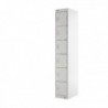 FF DD 6Door Locker 300X300X1800 L Gry Dr