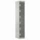 FF DD 6 Door Locker Dk Grey Dr 300mm