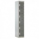 FF DD 6 Door Locker Dk Grey Dr 300mm
