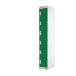 FF DD 6Door Lcker 300X300X1800 Grn Door