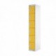 FF DD 6Door Locker 300X300X1800 Ylw Door