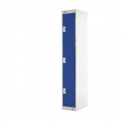 FF DD 3Door Lockr 300X450X1800 Blue Door
