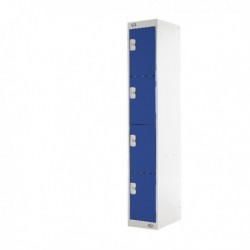 FF DD 4Door Lockr 300X450X1800 Blue Door