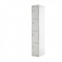 FF DD 4Door Locker 300X450X1800 Lgry Dr