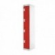 FF DD 4Door Locker 300X450X1800 Red Door