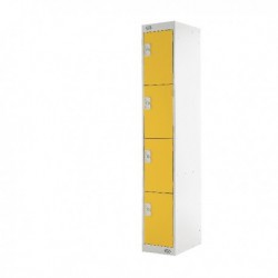 FF DD 4Door Locker 300X450X1800 Ylw Door