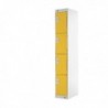 FF DD 4Door Locker 300X450X1800 Ylw Door