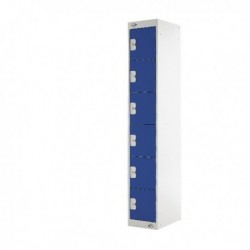 FF DD 6Door Lockr 300X450X1800 Blue Door