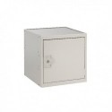 FF DD Cube Lckr W380Xd380Xh380mm L Grey