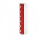 FF DD Exprss Lckr 6Door Red 300X450X1800