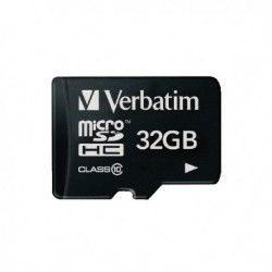 Verbatim MicroSDHC Card Cl/10 32GB 44083