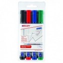 Edding 360 Drywipe Marker Assrtd 4-360-4