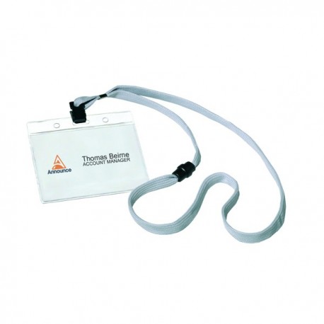 Announce Name Badge Textile Necklace P10