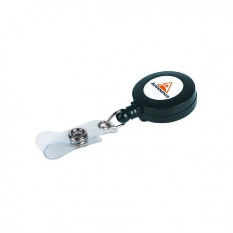 Announce Badge Reel Charcoal 660mm Pk10