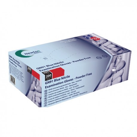 Handsafe Nitrile Med Blue Examntn Gloves